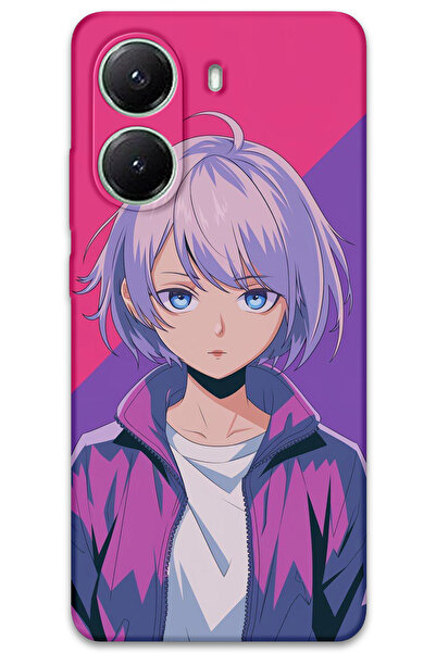 Gramaphone Poco x7 Pro Uyumlu Anime Desenli Telefon Kılıfı + Ekran Koruyucu - 5742