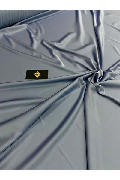 Luxuro Satin Elastic Matasos Premium Albastru Prafuit