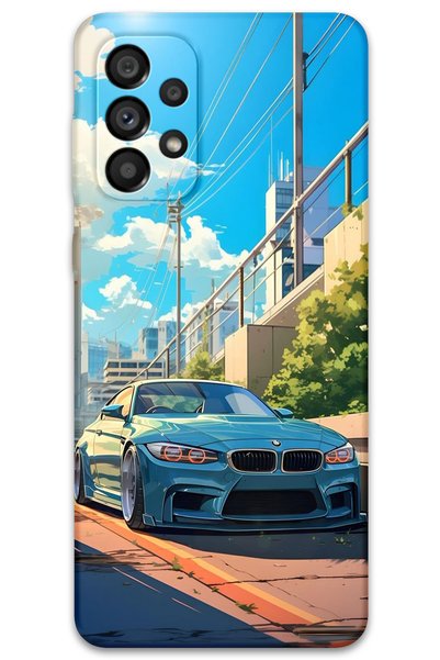 Gramaphone Galaxy A23 Compatible Car Pattern Phone Case + Screen Protector - ...