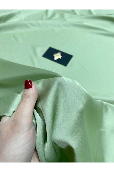 Luxuro Satin Elastic Matasos Premium Verde Prafuit