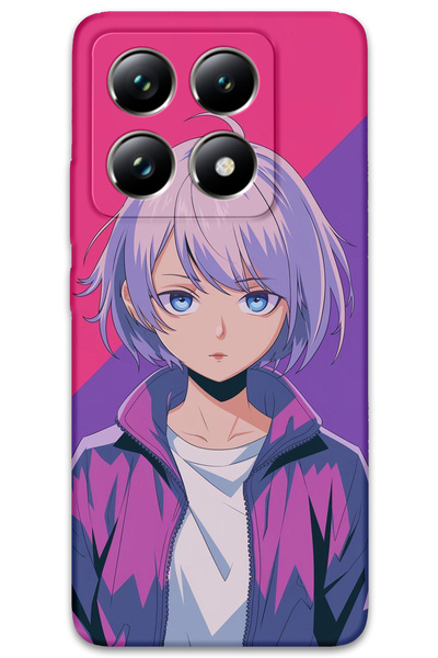 Gramaphone Xiaomi Mi 14t Compatible Anime Patterned Phone Case + Screen Prote...
