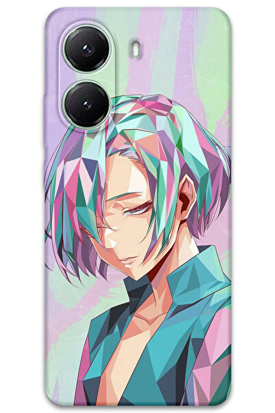 Gramaphone Poco x7 Pro Uyumlu Anime Desenli Telefon Kılıfı + Ekran Koruyucu - 5743