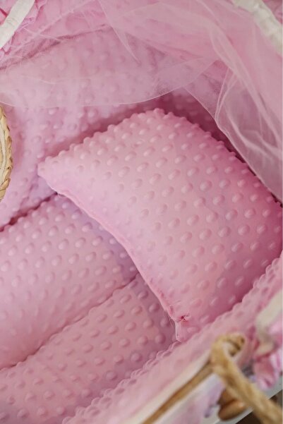 Fun Moment Moses Basket Pink + Base