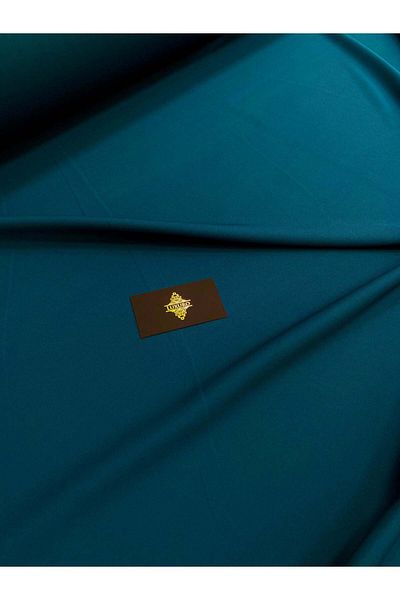 Luxuro Premium Stretch Crepe Dark Navy Green