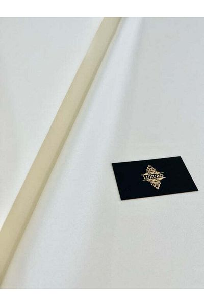 Luxuro Premium Elastic Taffeta Light Cream