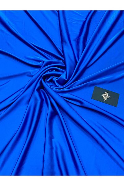 Luxuro Satin Elastic Matasos Premium Albastru Royal