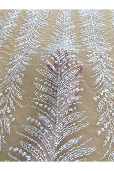 Luxuro Couture Diamond Lace Branches, with Beads and Sequins