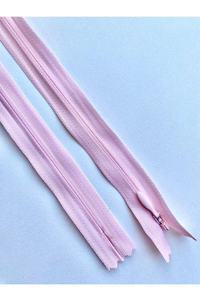 Luxuro Premium Concealed Zipper Light Pink - 70 cm Length