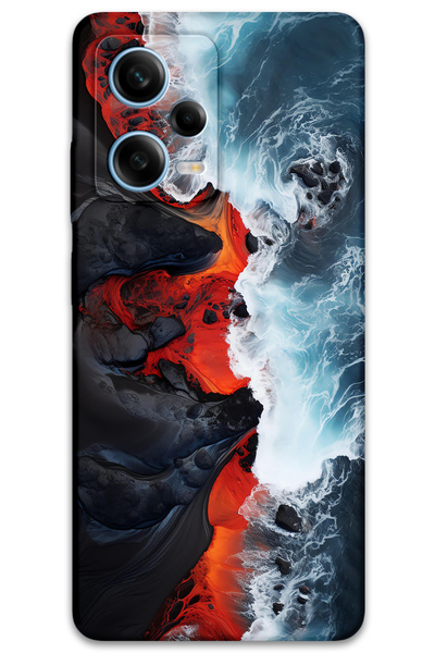 Gramaphone حافظة هاتف متوافقة مع نمط رخامي لهاتف Xiaomi Redmi Note 12 Pro 5G ...