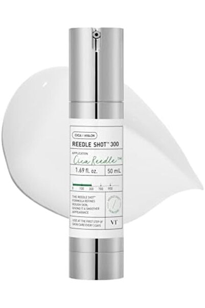VT COSMETICS CICA Reedle Shot 300 | Advanced Night Exosome, Microneedling Serum, Centella Asiatica,