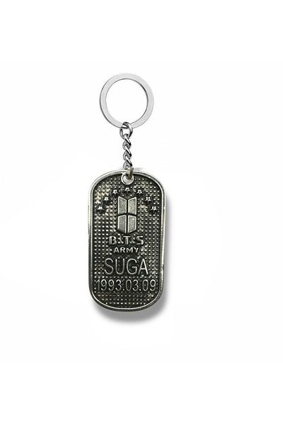 Herşey Nota S Army Metal Imprint Keychain |   K-Pop Themed Unisex Accessory