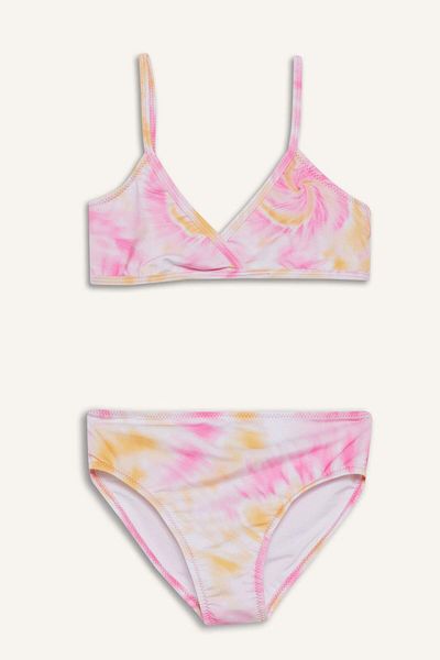 DeFacto Girl's Tie-Dye Patterned Bikini Set E4975A825Hs