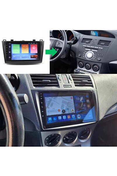 navio Mazda 3 Android GPS Carplay 6+64 Kamera + Çerçeve (2010-2013) (yazılıms...