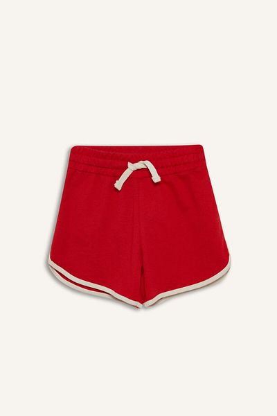 DeFacto Girl's Basic Plain Shorts with Elastic Waist B5164A825Hs