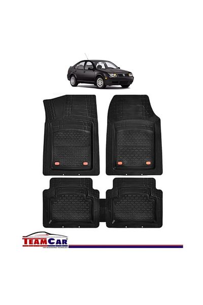 TEAMCAR ® Tray Type Car Mats Compatible with Volkswagen Jetta IV (1999–2005) - Sedan