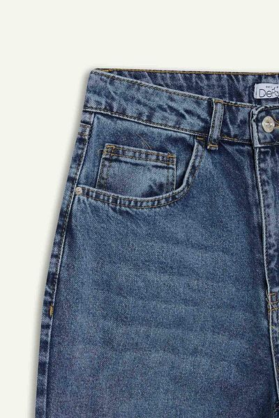 DeFacto Pantaloni lavabili din blugi până la gleznă cu talie normală F6102AX25HS