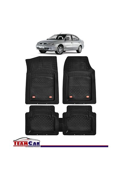 TEAMCAR ® Tray Type Car Mats Compatible With Renault Megane I (1995–2002) - Sedan