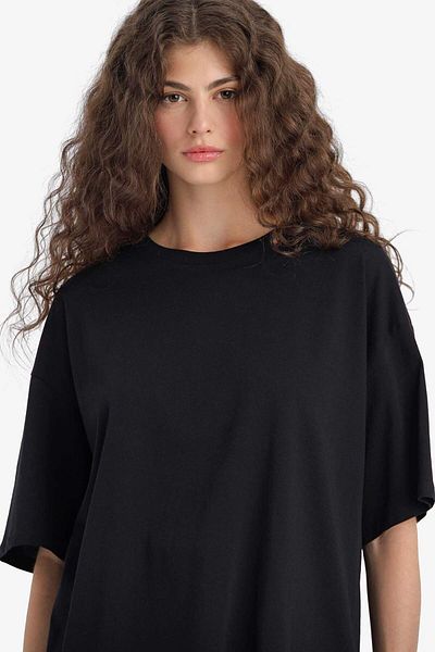 DeFacto Regular Fit Crew Neck 2er-Pack Kurzarm-T-Shirt F5591ax25sm
