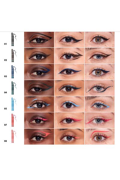 SEPHORA COLLECTION 12H Intense Ink Felt Liner Classic Line - Intense and Precise Felt Tip Eyeliner 08