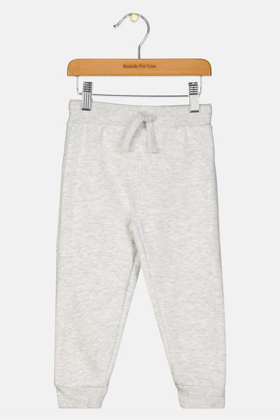 Fox Toddlers Boy Heather Jogger Pants, Grey