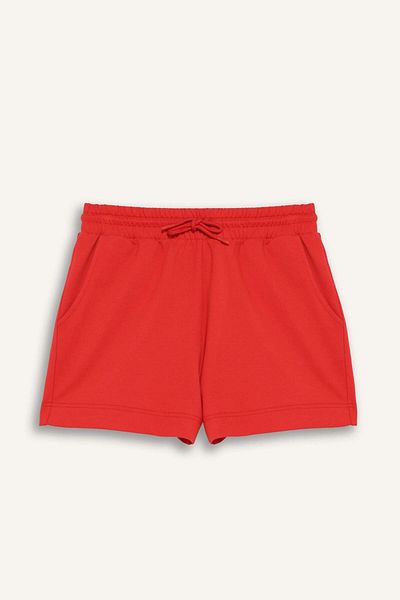 DeFacto Defactofit Standard Fit Sportsman Short Leg Basic Plain Red Shorts Z6696Az25Sm