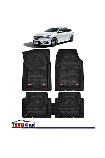 TEAMCAR ® Tray Type Car Mats Compatible with Renault Megane IV (2016+) - Estate