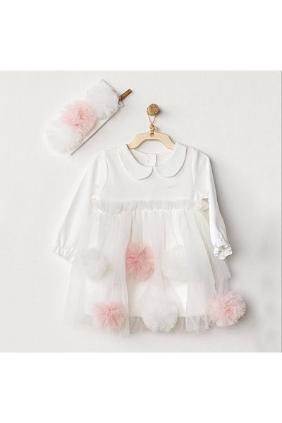 ALFA AKSESUAR 03 Dress Band Petit Love Dress Suit Ecru