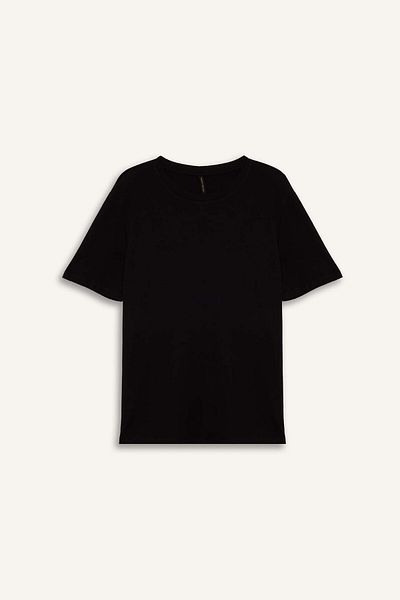 DeFacto Regular Fit Crew Neck Basic Plain Combed Cotton Short Sleeve T-Shirt F4209Axns