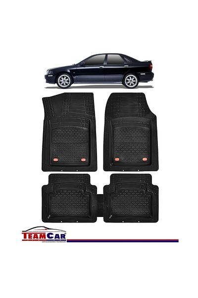 TEAMCAR ® Tray Type Car Mats Compatible with Volvo S40 Mk1 (1995–2004) - Sedan