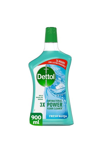 Dettol Fresh Aqua Antibacterial Power Floor Cleaner 900 ml Effective Germ Protection