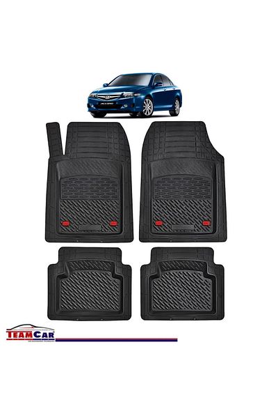 TEAMCAR ® Tray Type Car Mats Compatible With Honda Accord 7 (2003–2008) - Sedan