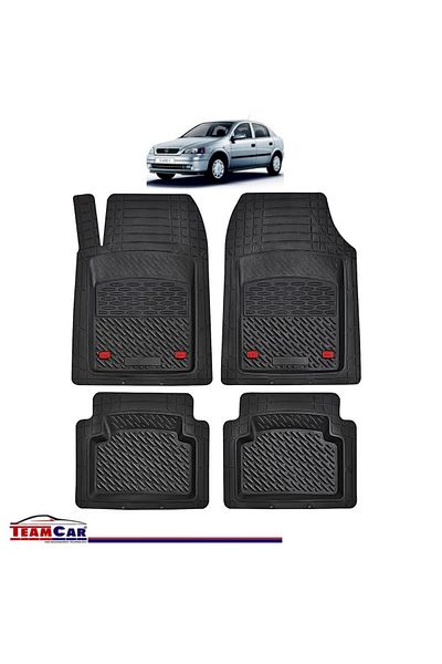 TEAMCAR ® Tray Type Car Mats Compatible With Opel Astra G (1998–2009) - Hatchback