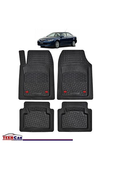 TEAMCAR ® Tray Type Car Mats Compatible With Mazda 6 Gg/gy (2002–2008) - Sedan