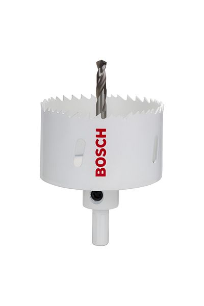 Bosch HSS Bi Metal Hole Saw White and Silver 73mm