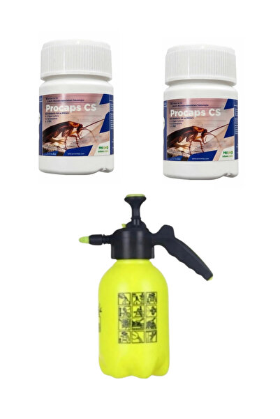 PROSİM Procaps CS 50ML 3 Aktif Maddeli Pire Kene Gümüş Böceği İlacı 2 Adet/2L...