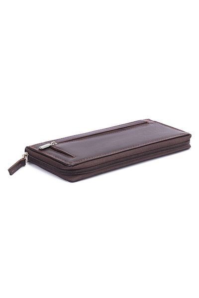 delis Women's wallet, Naia PT1353, genuine leather, Dark brown