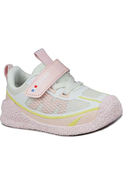 Jump White-Pink Girl's Sneaker 31127B