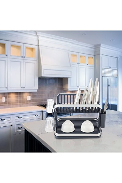 Parfait Durable High Quality Aluminium Dish Rack Silver and Grey