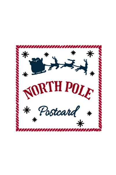 INOVATIX Set de 8 bucăți, autocolant carte poștală Polul Nord, INOVATIX®. 6 cm