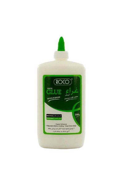 Generic غراء روكو متعدد الاستخدامات سريع الجفاف، غير سام، قابل للغسل، أبيض، 500 غرام RQ-25350