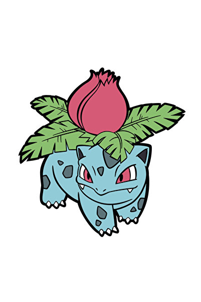 INOVATIX Set de 8 piese, autocolant Pokemon Ivysaur, INOVATIX®. 6 cm