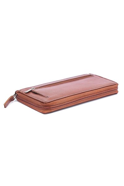 delis Women's wallet, Naia PT1354, genuine leather, Brown