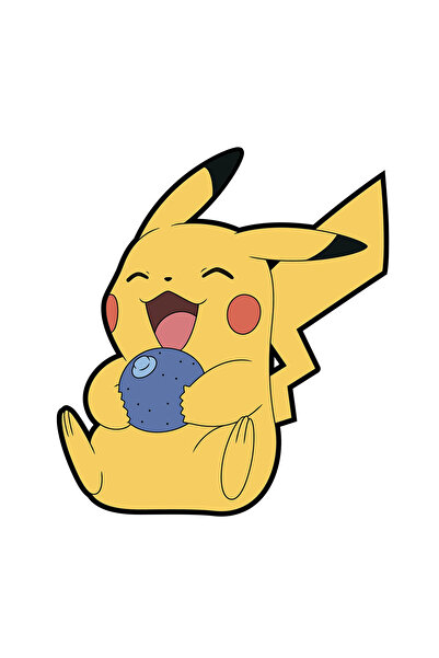 INOVATIX Set de 8 autocolante Pokemon Pikachu cu fericire maximă, INOVATIX®. ...