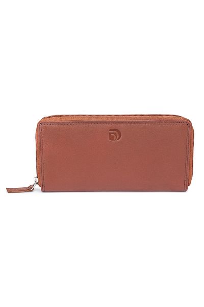 delis Women's wallet, Naia PT1354, genuine leather, Brown