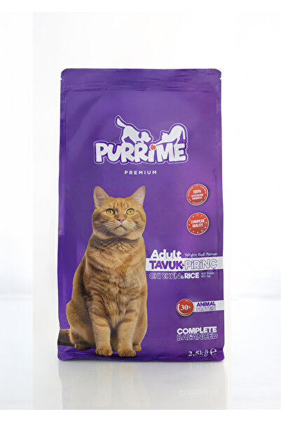 Purrime Tavuk Etli Kedi Maması 2,5Kg - Yüksek Protein, Düşük Tahıl - %30 Prot...