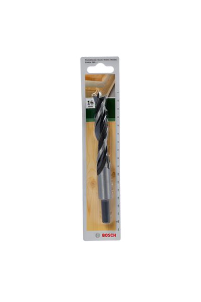 Bosch Wood Brad Point Drill Bit Black and Silver 16 x 160mm