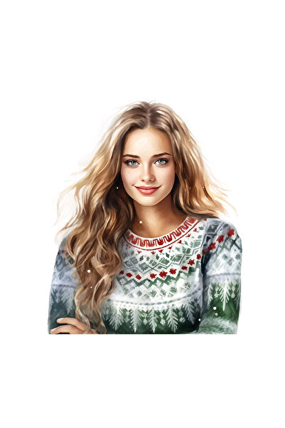 INOVATIX Set de 8 piese, Sticker pulover de iarnă Andra, INOVATIX®. 6 cm