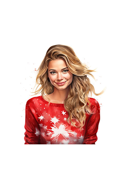 INOVATIX Set de 8 piese, autocolant pulover de iarnă Bianca, INOVATIX®. 6 cm