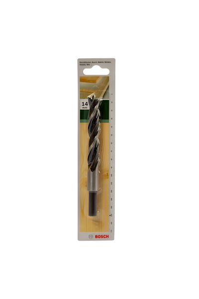 Bosch Brad Point Wood Drill Bit Black and Silver 14 x 150mm