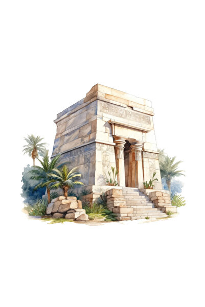 INOVATIX Σετ 8 τεμαχίων, αυτοκόλλητο αιγυπτιακού τάφου, INOVATIX®. 6 εκ.